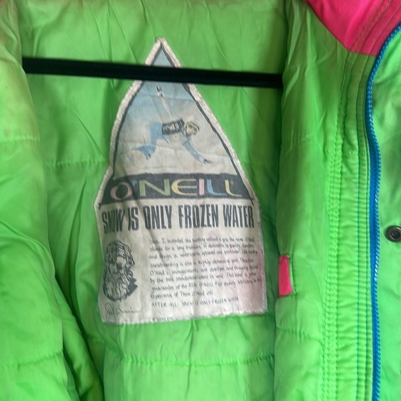 VINTAGE O’NEILL SNOWBOARD JACKET SIZE(S) - Picture 8 of 9